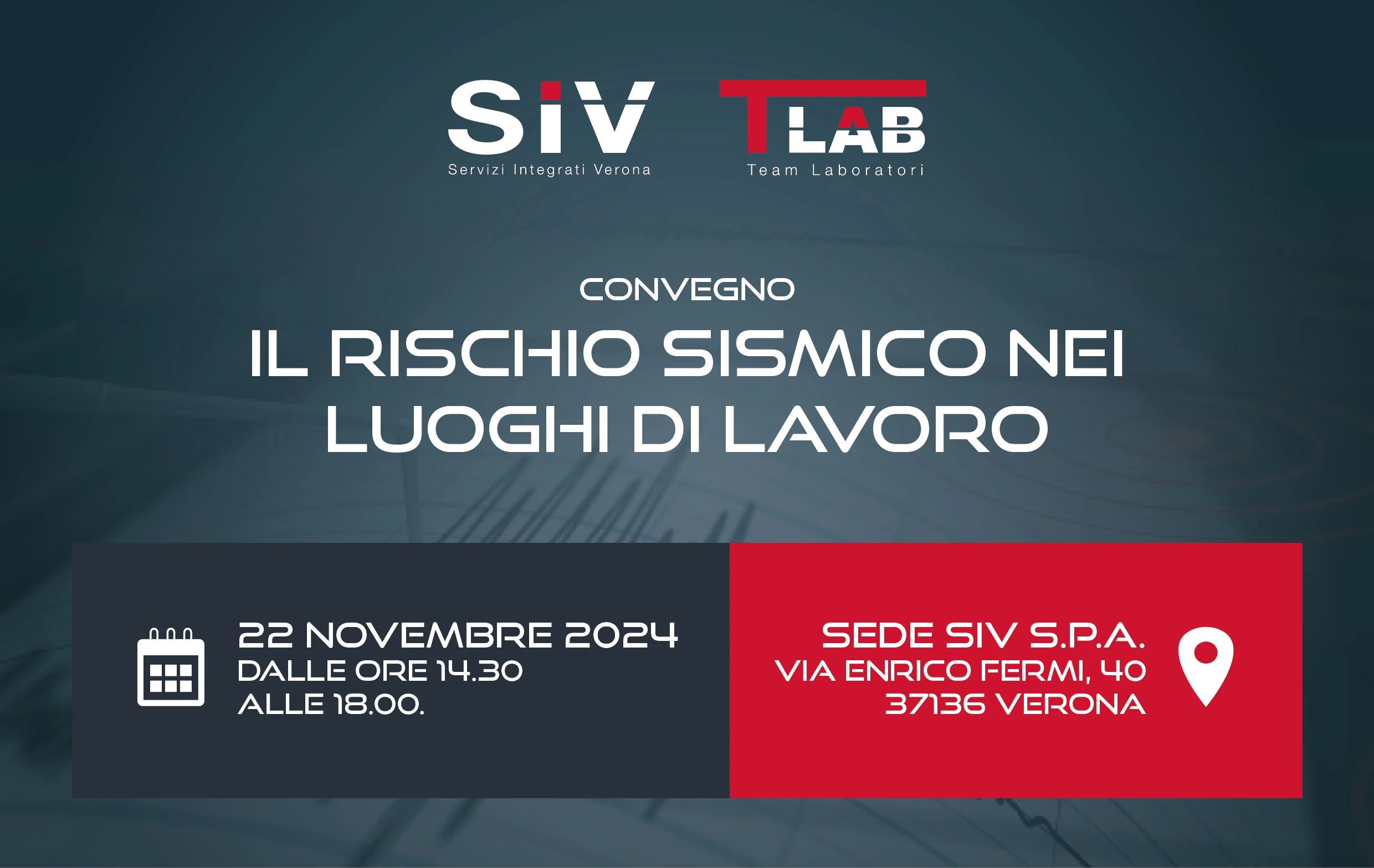 Convegno Rischio Sismico nei luoghi di lavoro